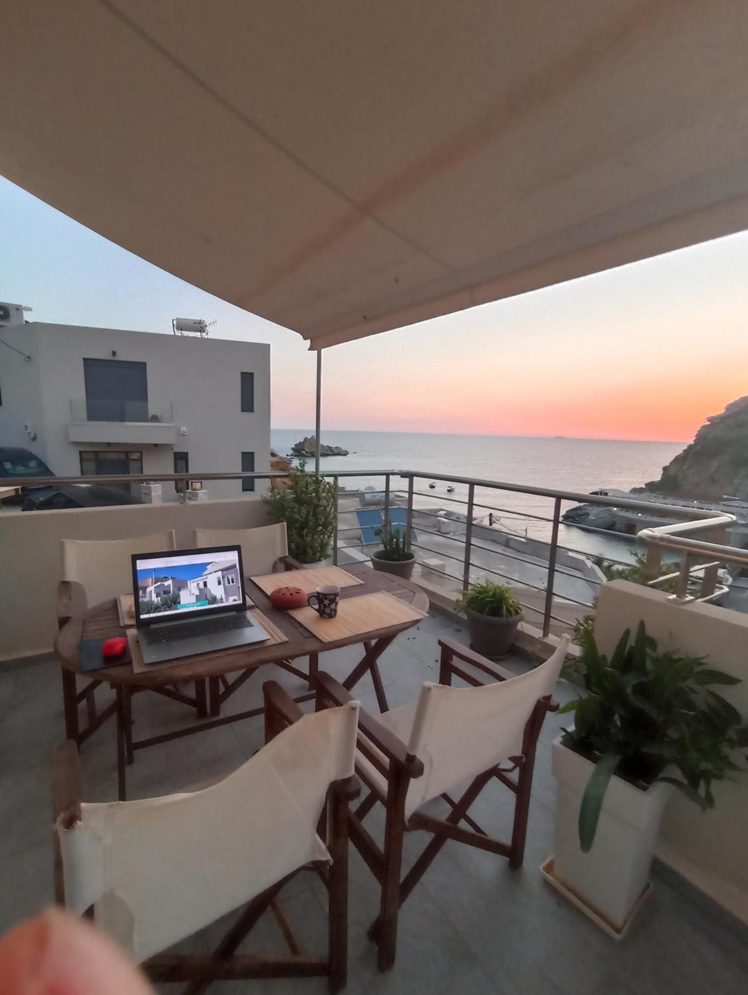 Popis Sea View Apartments Agia Pelagia Eksteriør billede