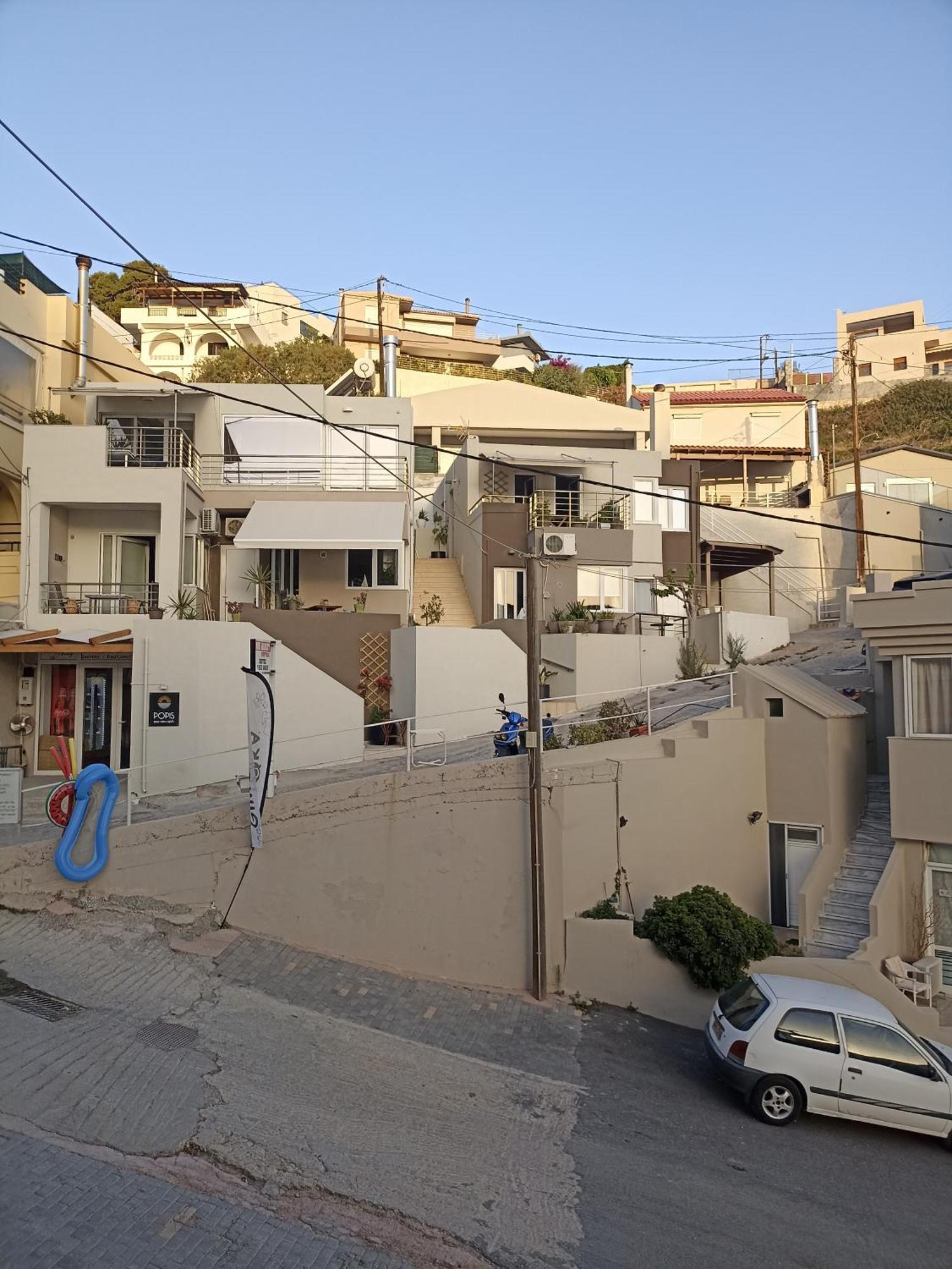 Popis Sea View Apartments Agia Pelagia Eksteriør billede