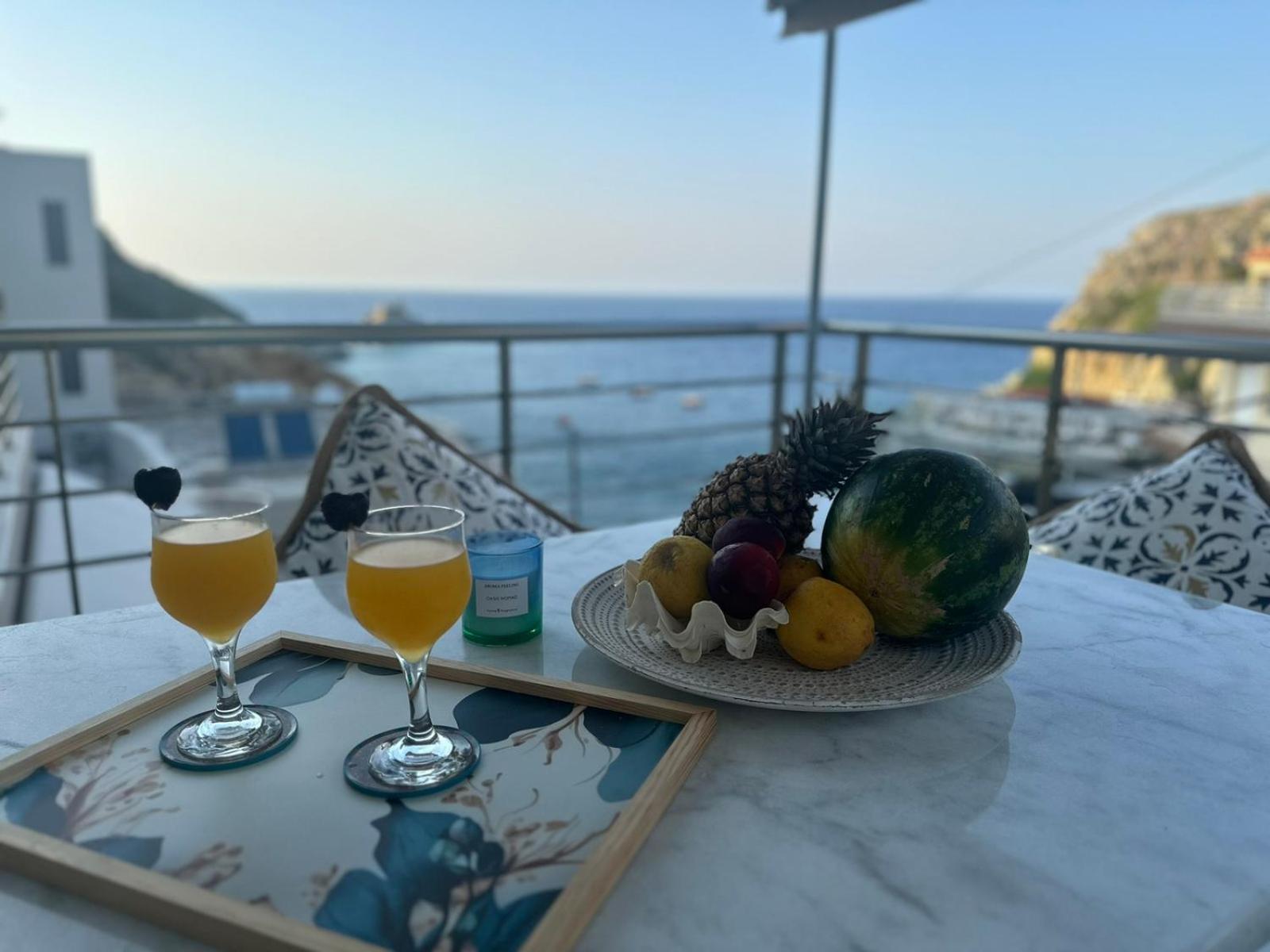 Popis Sea View Apartments Agia Pelagia Eksteriør billede