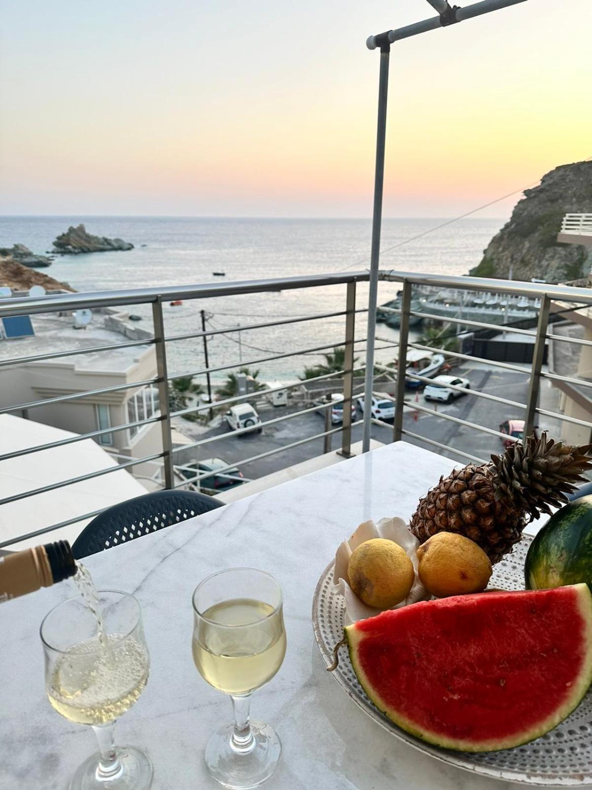 Popis Sea View Apartments Agia Pelagia Eksteriør billede