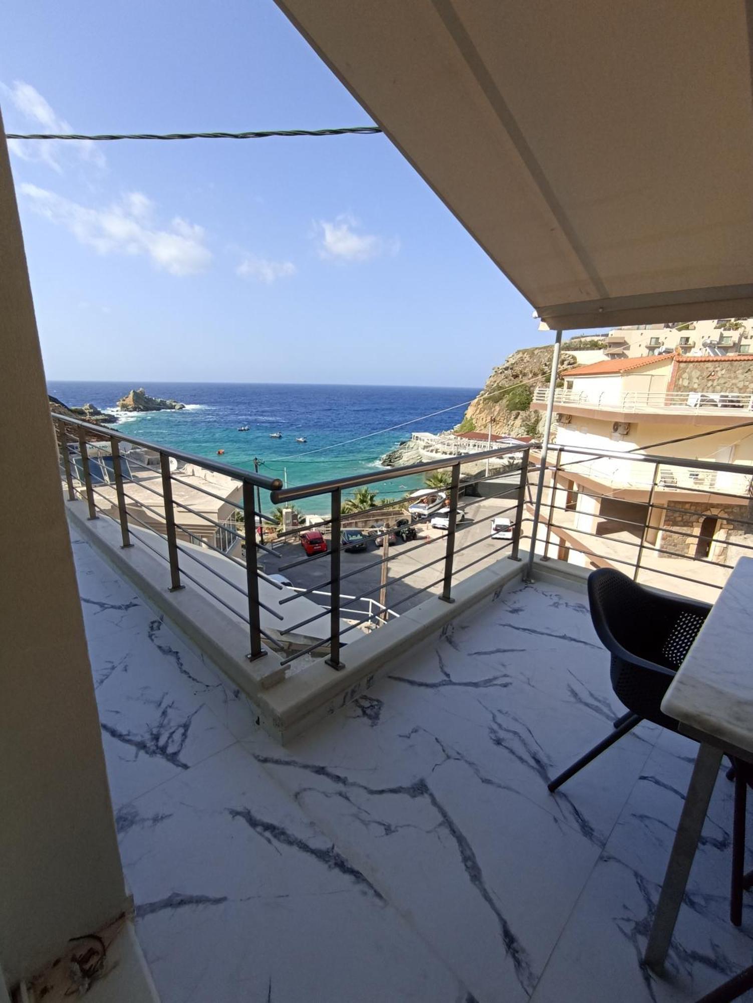 Popis Sea View Apartments Agia Pelagia Eksteriør billede