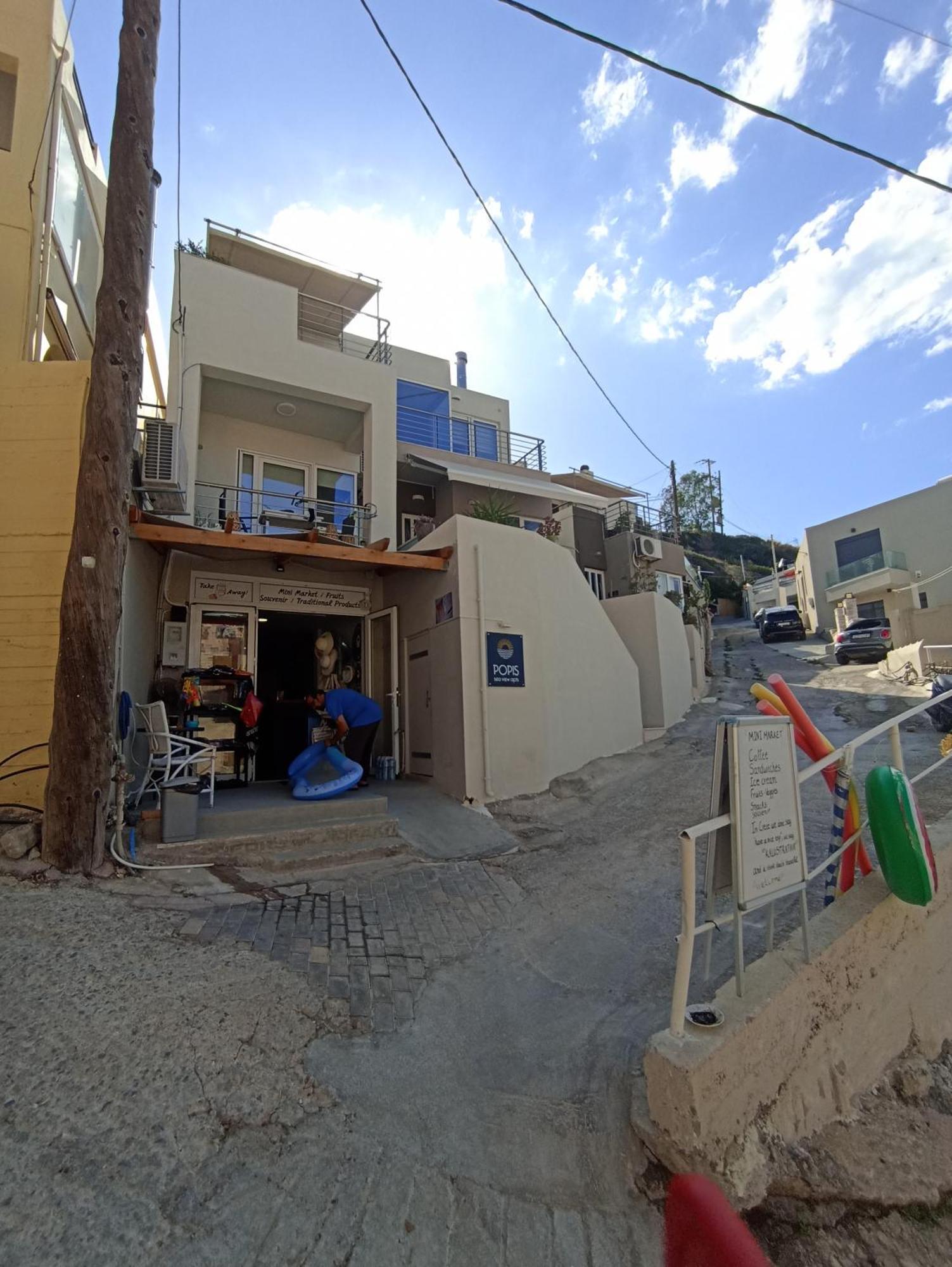 Popis Sea View Apartments Agia Pelagia Eksteriør billede