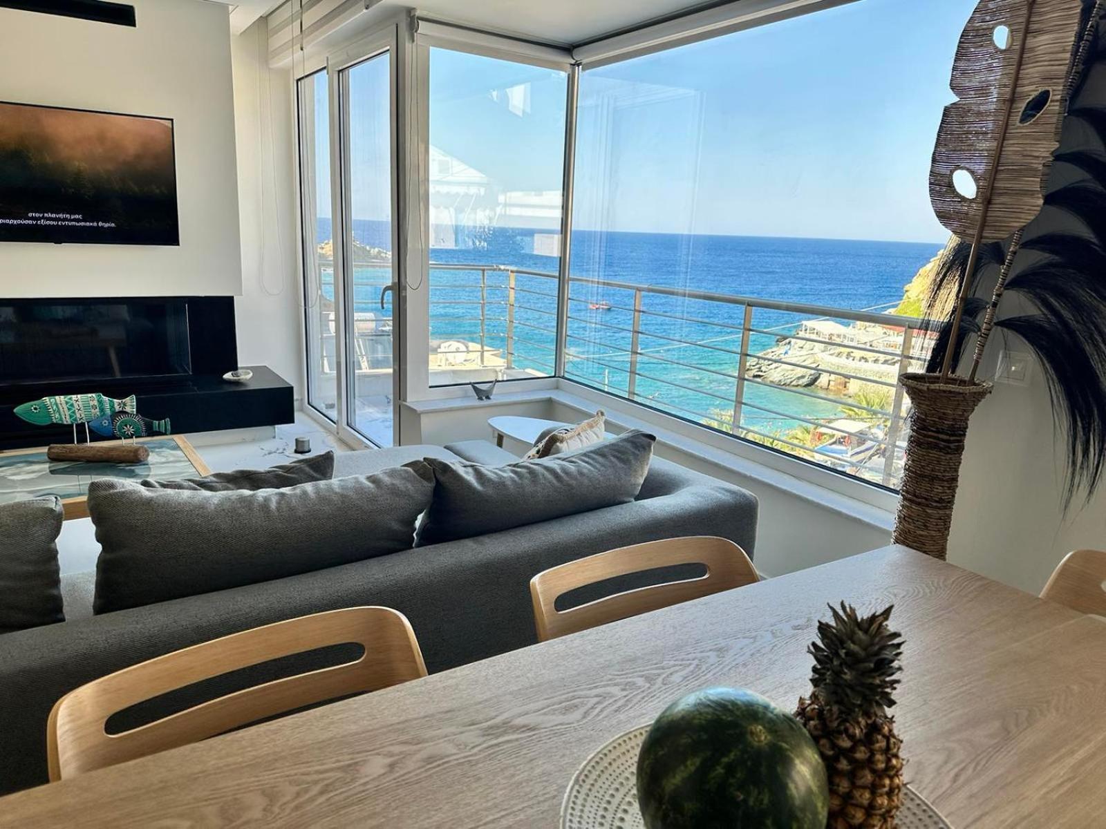Popis Sea View Apartments Agia Pelagia Eksteriør billede